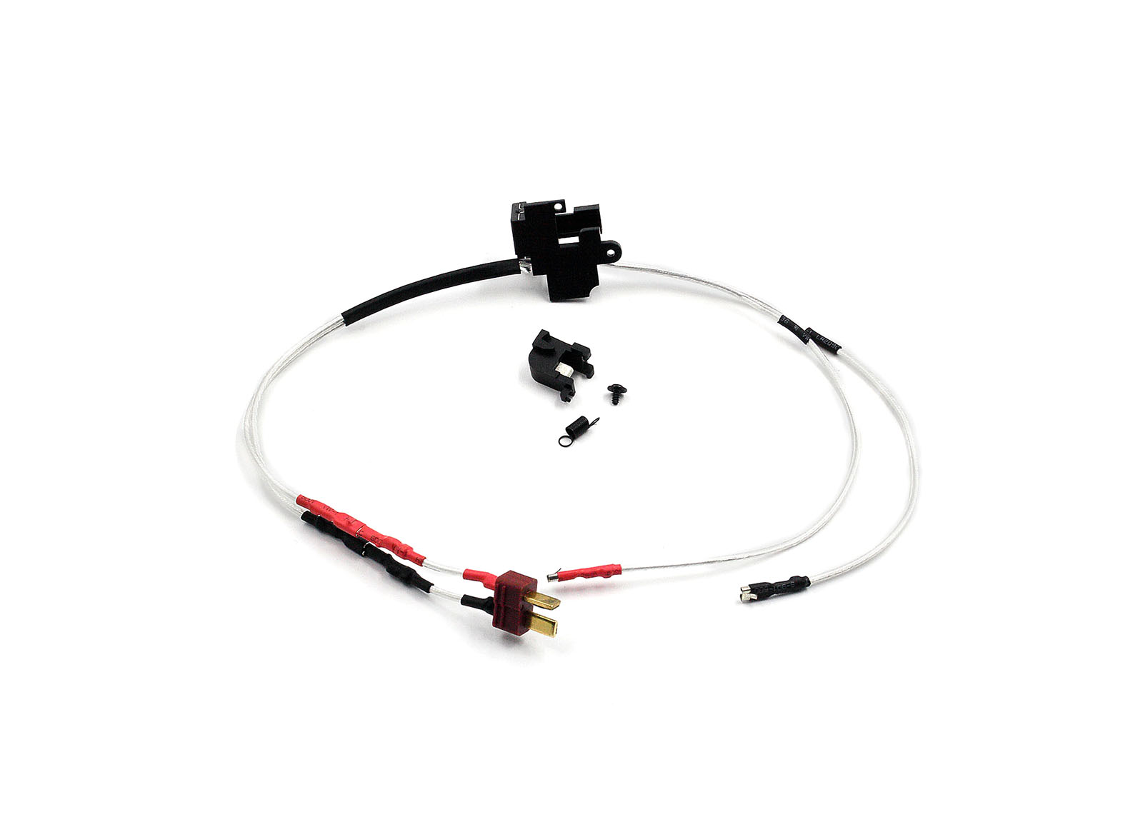 M4系列用Quantum低電阻鍍銀前出線組 (含防滑T型鍍金插頭) - 摩帝Modify電動槍內部零件