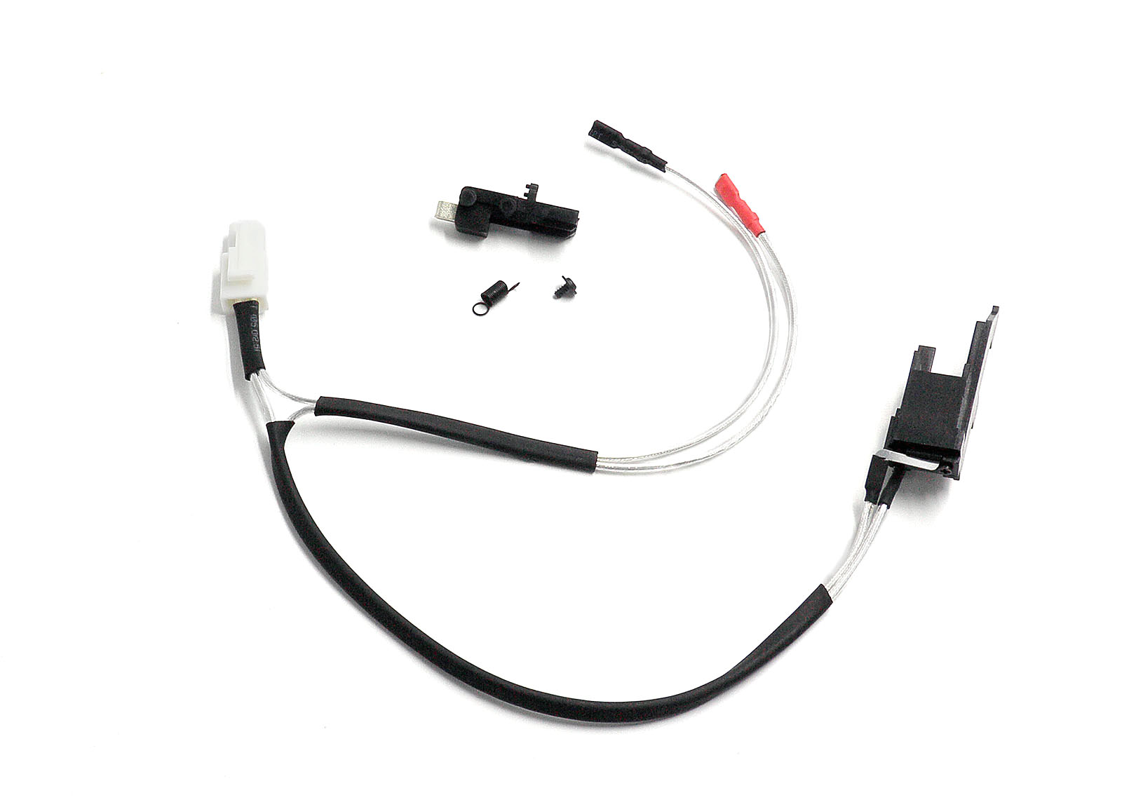 AK47S系列用低電阻鍍銀前出線組 (含Tamiya插頭) - 摩帝Modify電動槍內部零件