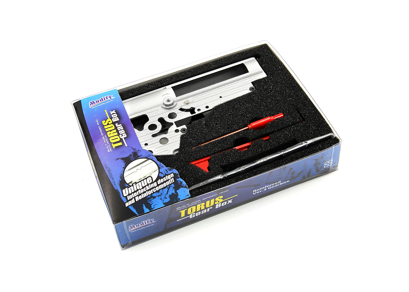 TORUS加強型AK系列齒輪箱(8mm) - 摩帝Modify電動槍內部零件