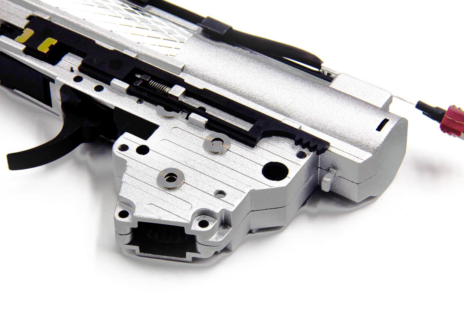 AK47S齒輪箱總成, 前出線(扭力型S120+, 8mm) - 摩帝Modify電動槍內部零件